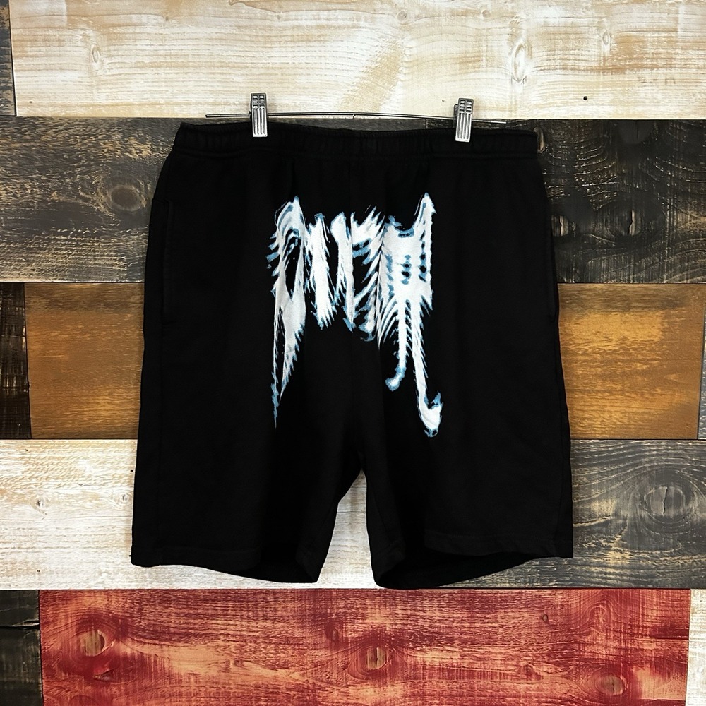Revenge Official Print Script Sweat Shorts Size Xxl